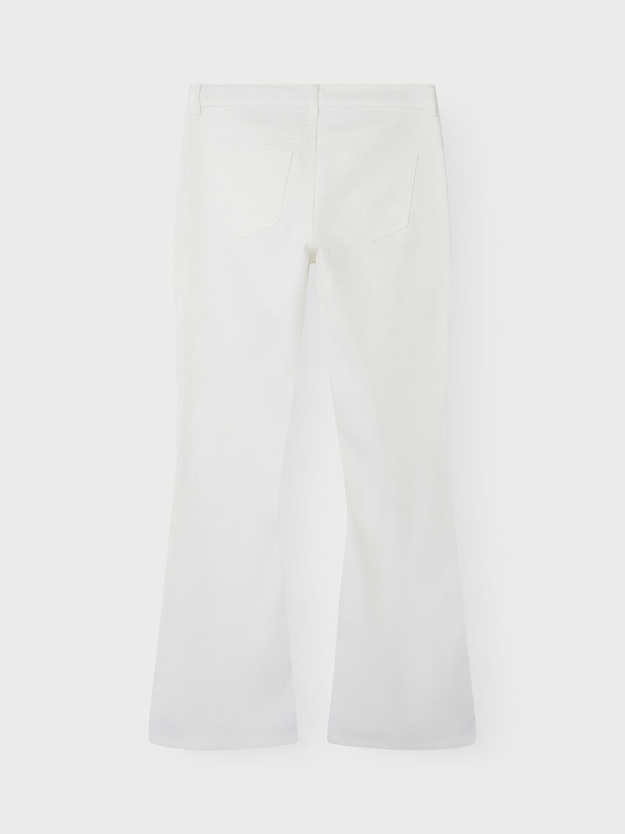 Bukse Bootcut Bright White