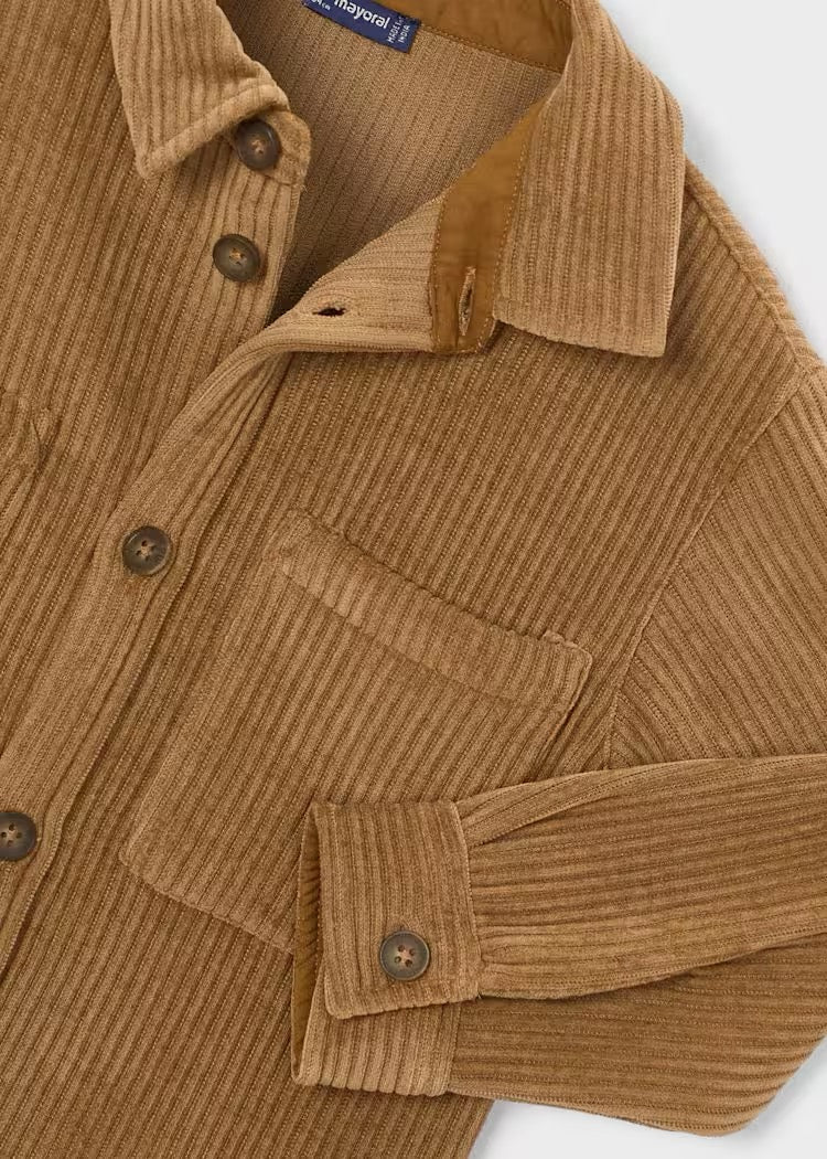 Skjorte Corduroy Dark Mud