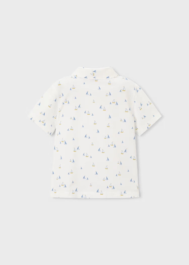 T-skjorte Polo Nautical White/Olive