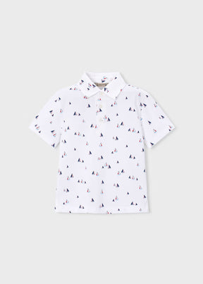 T-skjorte Polo Nautical White/Tomato