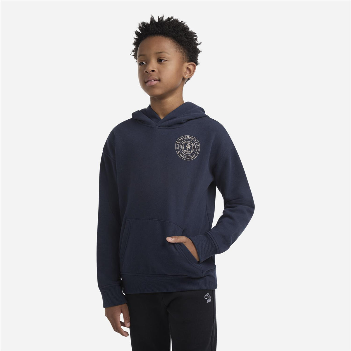 Hettegenser Logo Navy Blazer