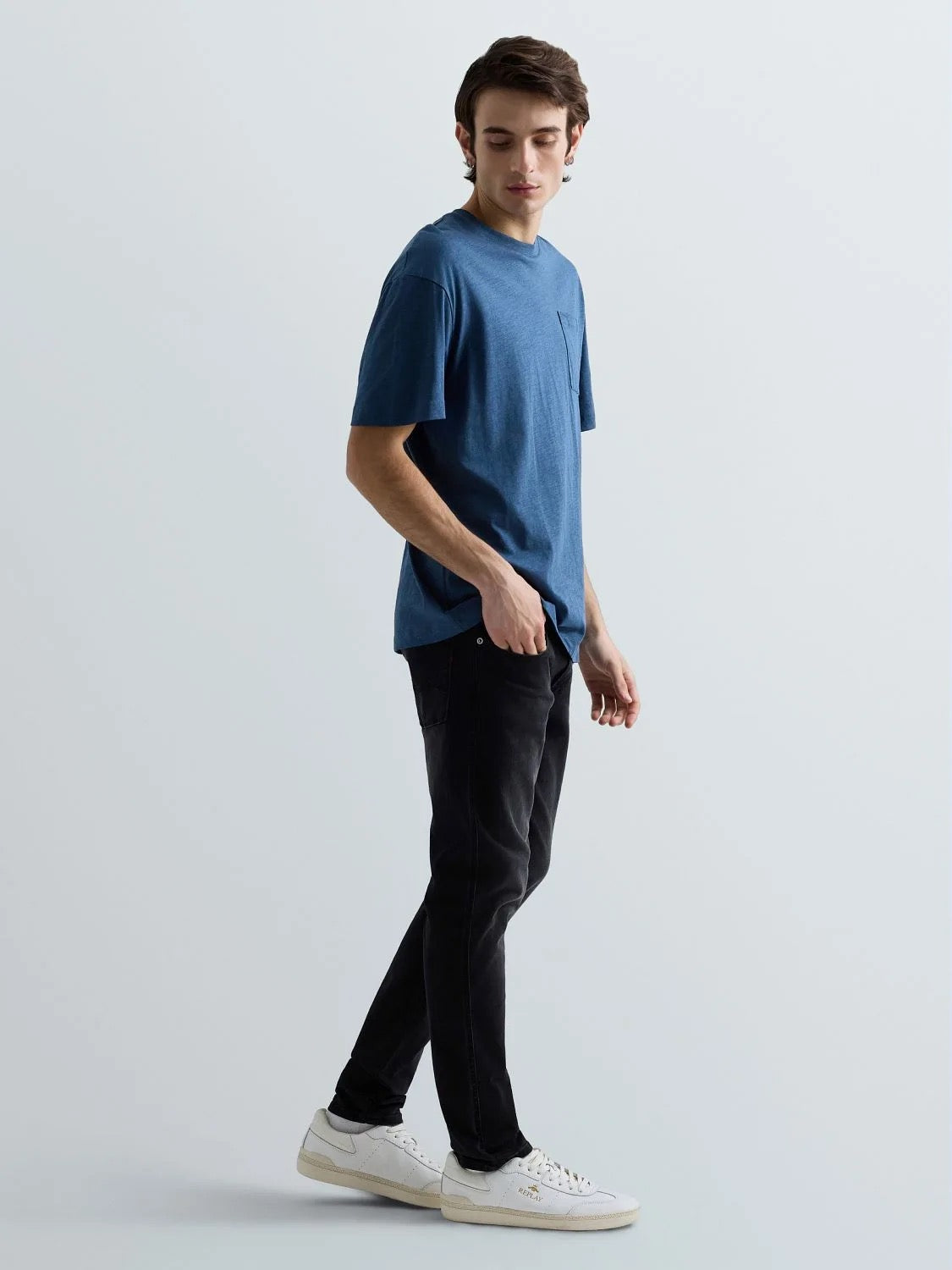 Jeans Anbass Slim-Fit Power Stretch Dark Grey