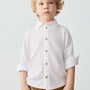 Skjorte Pique Knit White