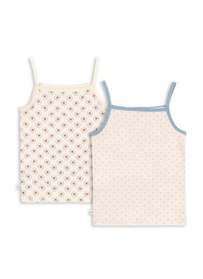 Singlet Basic 2-pk Pirouette dot/mirage