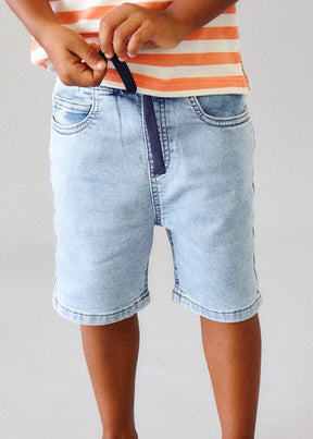 Shorts Bermuda Jogger Light Denim