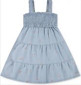 Kjole Smocked Denim