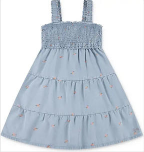 Kjole Smocked Denim