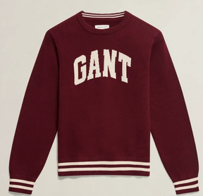 Genser Intarsia Plumped Red