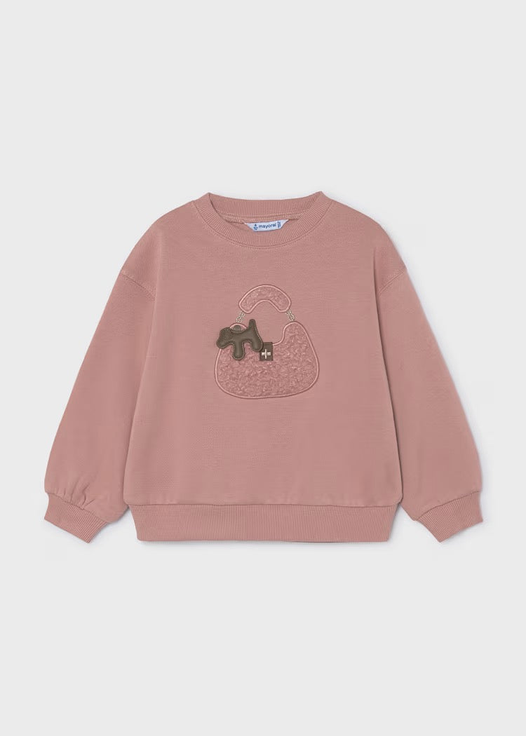 Genser Pullover Puppy Pastel Pink