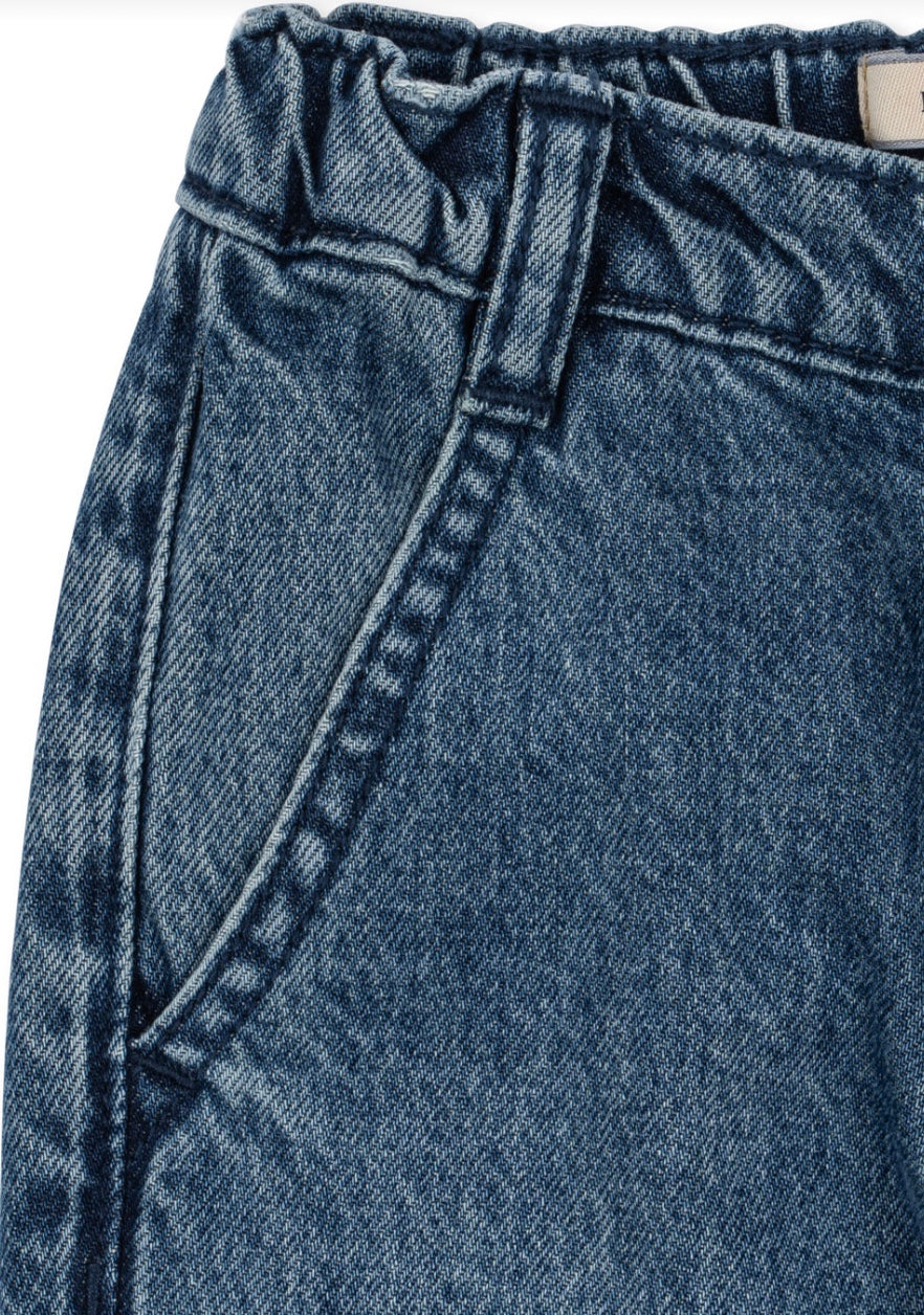 Bukse Elba Flare Denim Blue