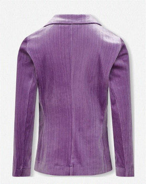 Jakke Mabel Fit Glit Velvet Dewberry