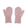 Votter Mittens Ull Pudderrosa
