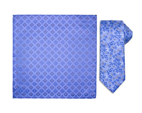 Sett Slips & Tørkle Blå