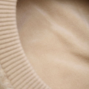 Balaclava Ears Wool Sand Melange