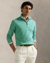 Genser Halfzip Estate Rib Deep Seafoam