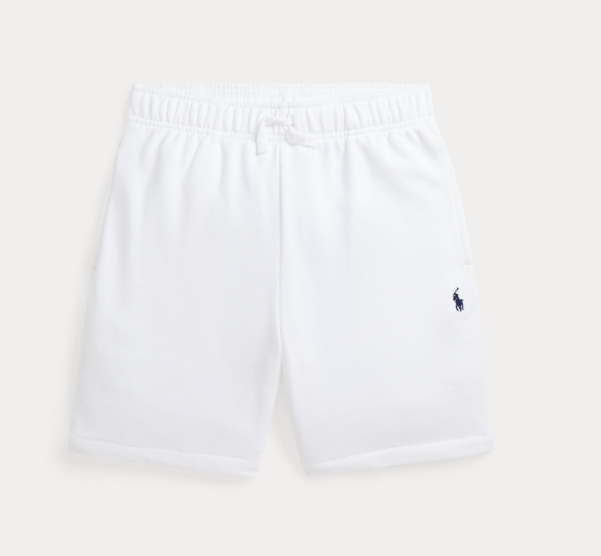 Shorts French Terry Drawstring White