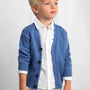 Cardigan Knit Buttons Indigo
