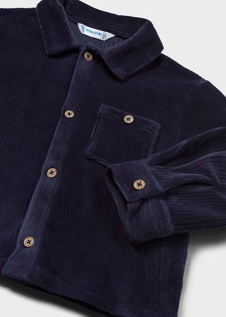 Skjorte Corduroy Blue