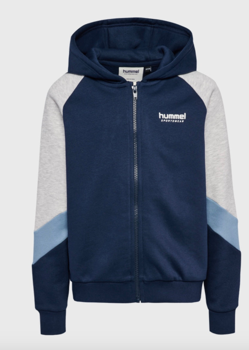 Hettegenser Zip Loose Dress Blues/Faded Denim