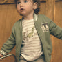 Genser Embroidered Dinos Mole