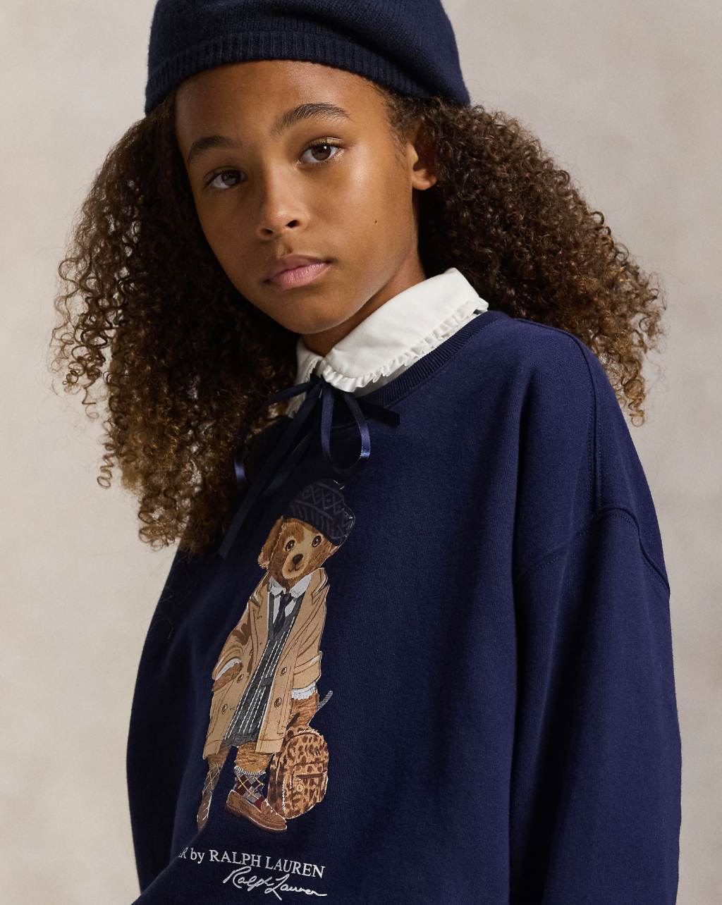 Genser Polo Bear Refined Navy