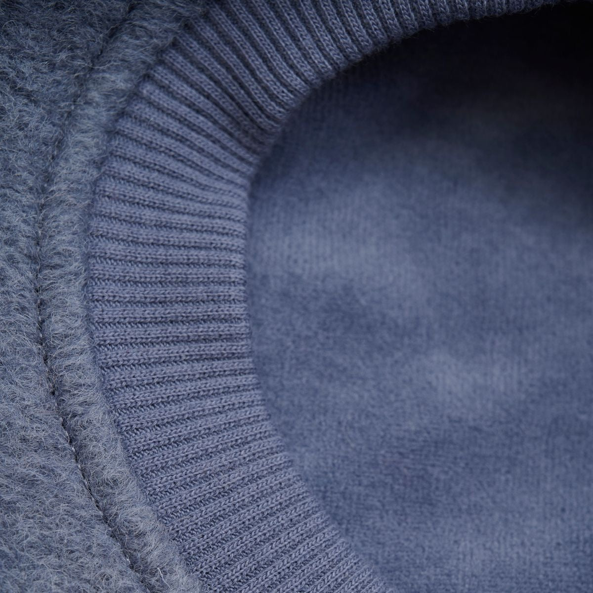 Balaclava Ears Wool Folkstone Gray