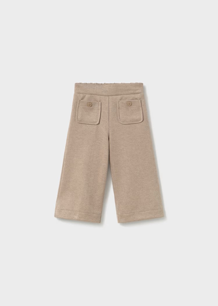 Bukse Twill Knit Walnut