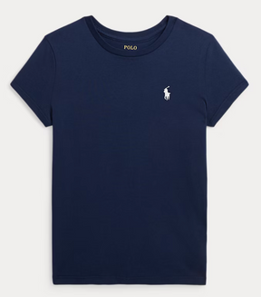 T-skjorte Girl Cotton Jersey Navy