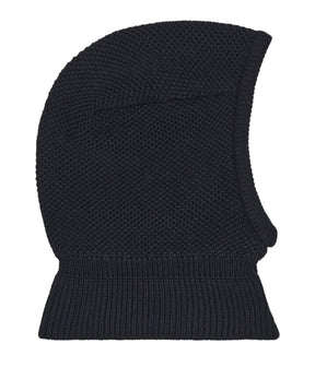 Balaclava Wool Knit Windstop Dark Navy