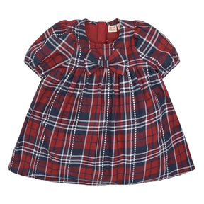 Kjole Karoline Heart Check Teaberry