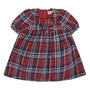 Kjole Karoline Heart Check Teaberry