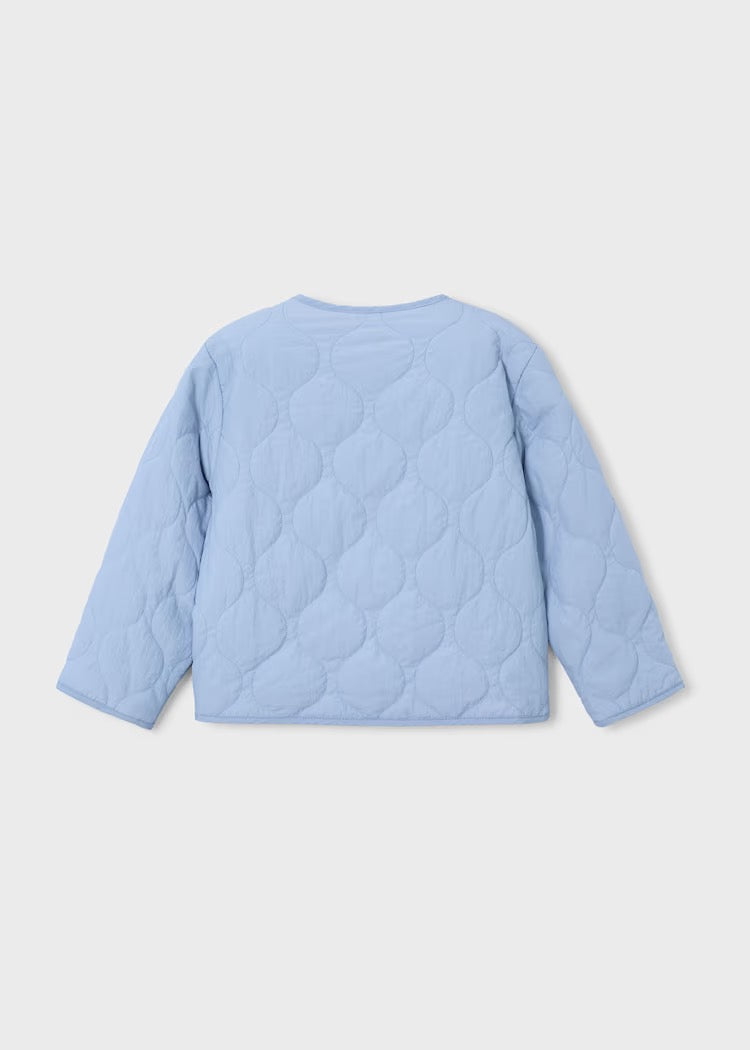 Jakke Reversible Quilted Sky Blue