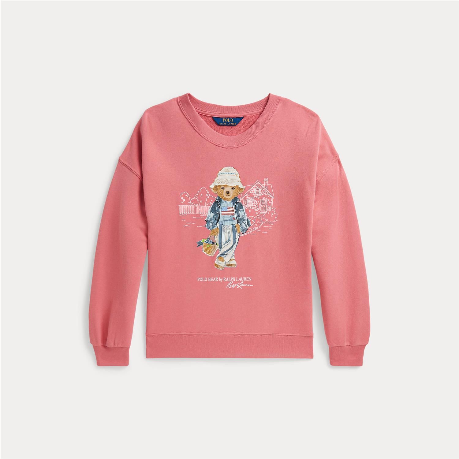 Genser Polo Bear Sweatshirt Pink