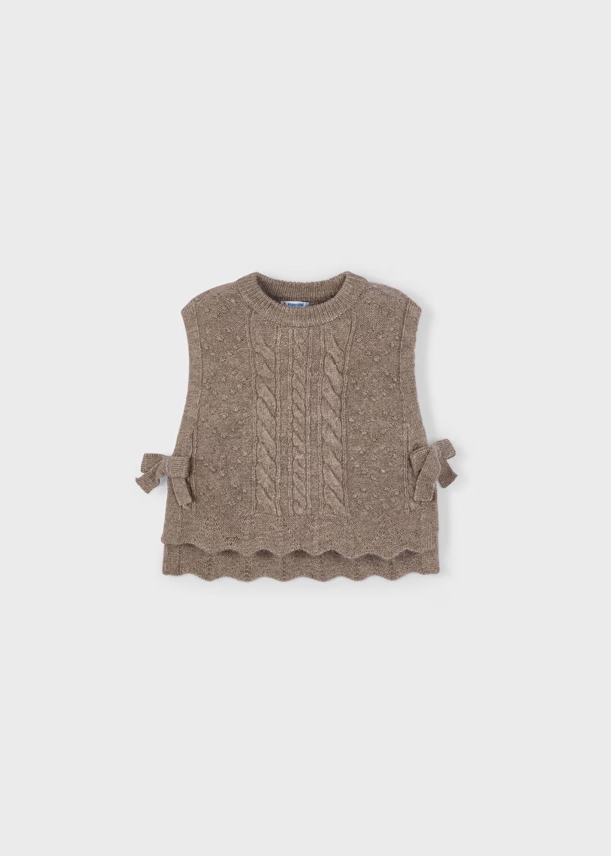 Vest Knitted Brown