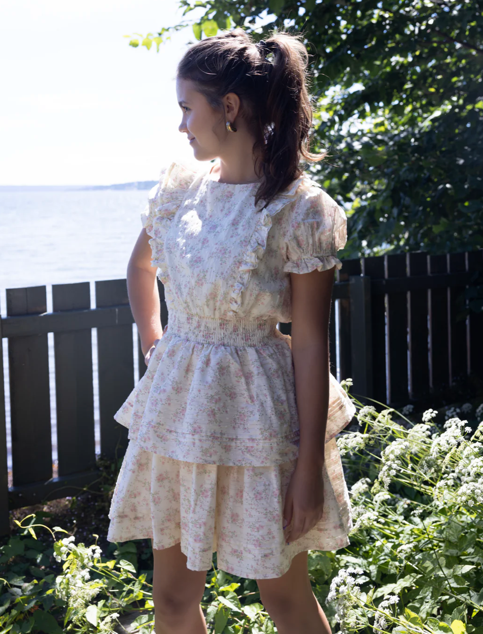 Kjole Ane Printed Off White Print