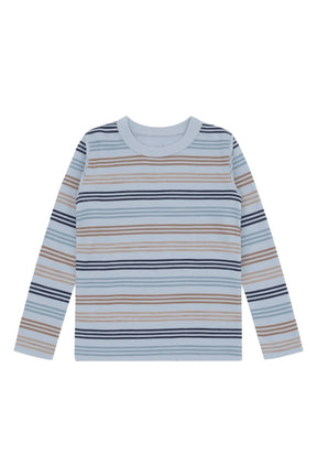 Genser Abba 3 Stripes Baby Blue