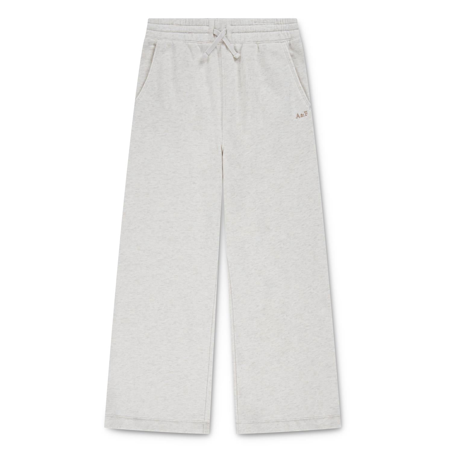 Joggebukse Wide Leg Oatmeal Heather