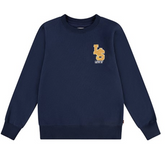 Genser Monogram Crewneck Blue