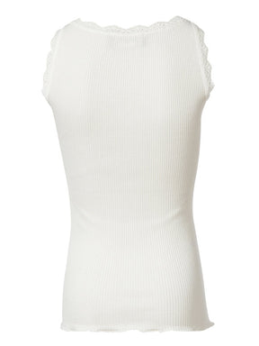 Singlet Silk blonder New White