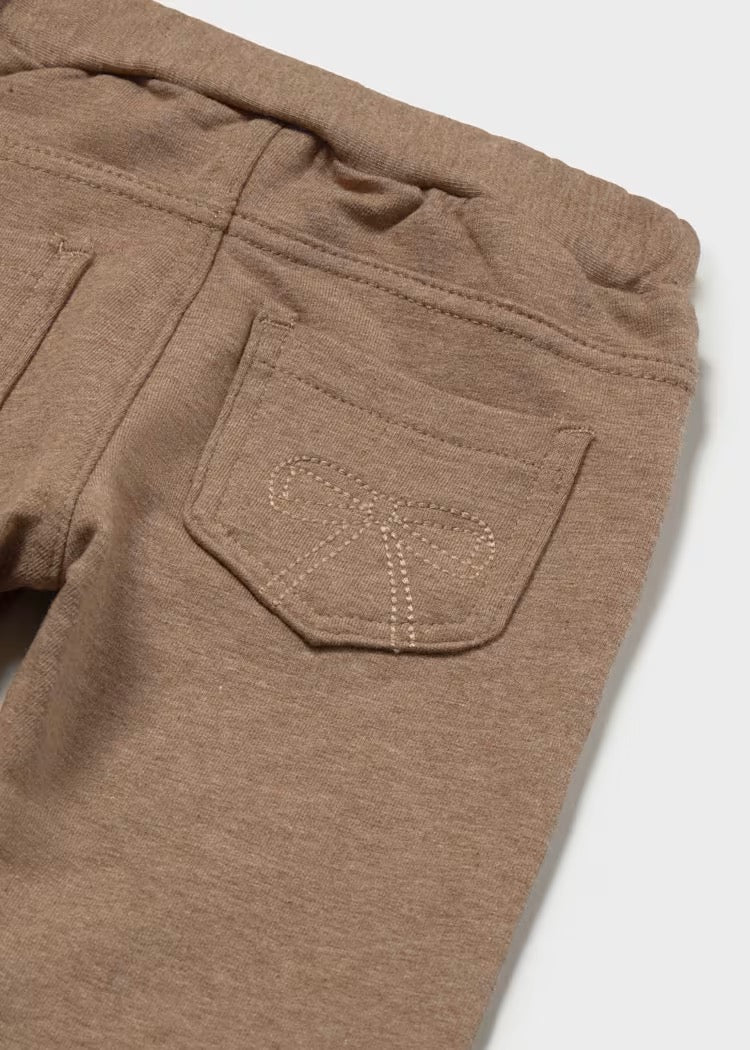 Bukse Basic Fleece Walnut Melange