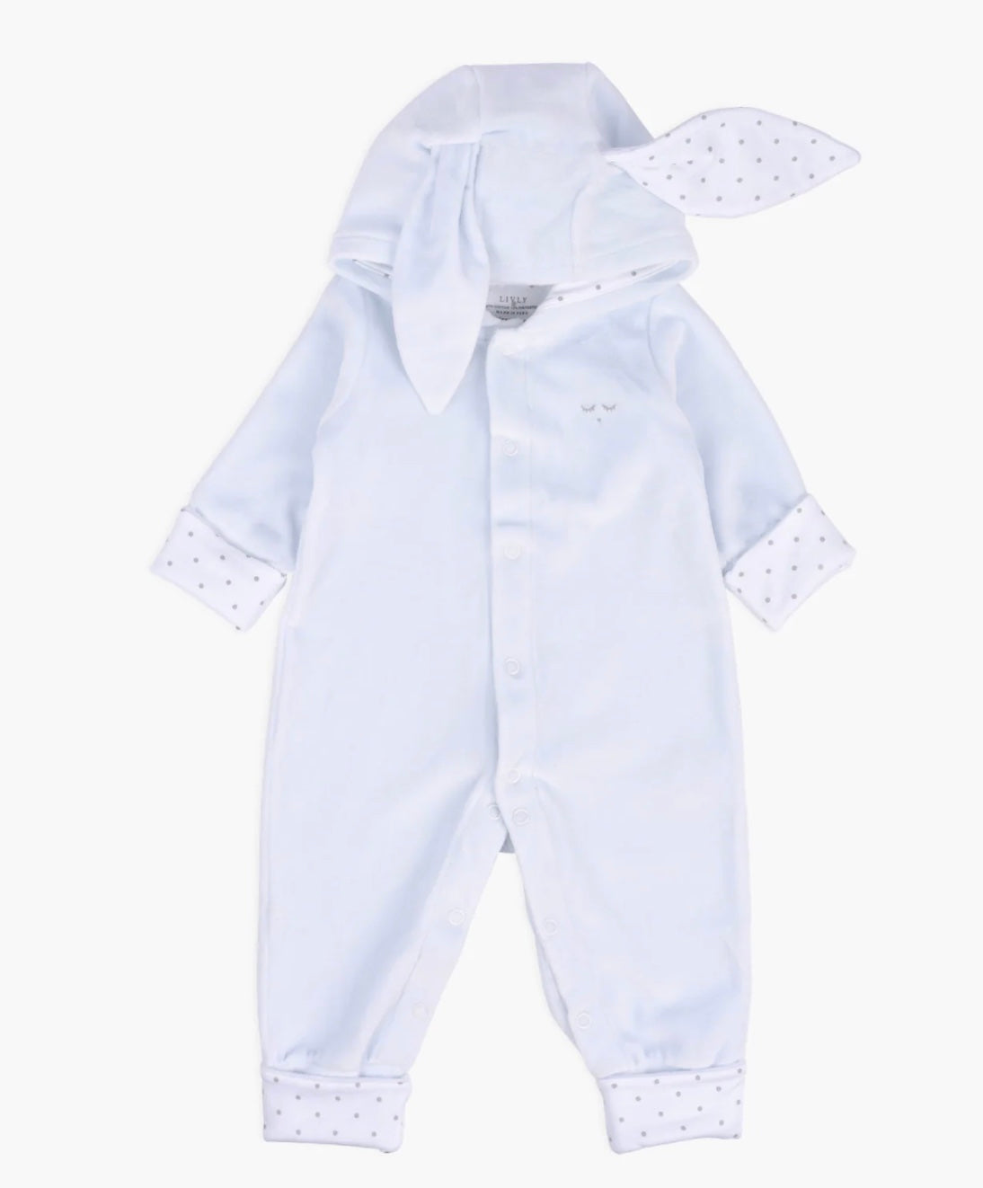 Heldress Plush Bunny Overall Blue