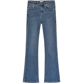 Bukse GRAlabama Stitch Low Flare Blue