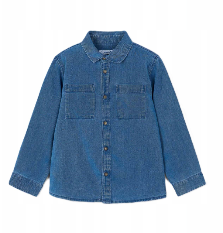 Skjorte Soft Denim Medium Blue