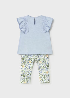 Sett Topp & Leggings Sky