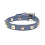 Armbånd Leather Sign Stund Steel Blue