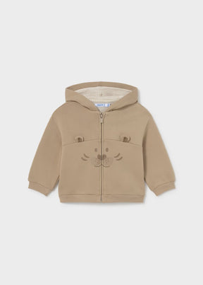 Hettejakke Zip Animal Hazelnut