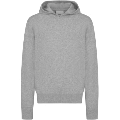 Hettegenser GRJon Hood Knit Grey Melange