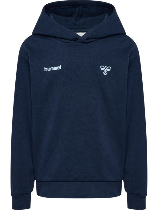 Genser Graphic Hoodie Dress Blues