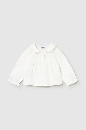 Bluse Plumeti Chiffon Cream