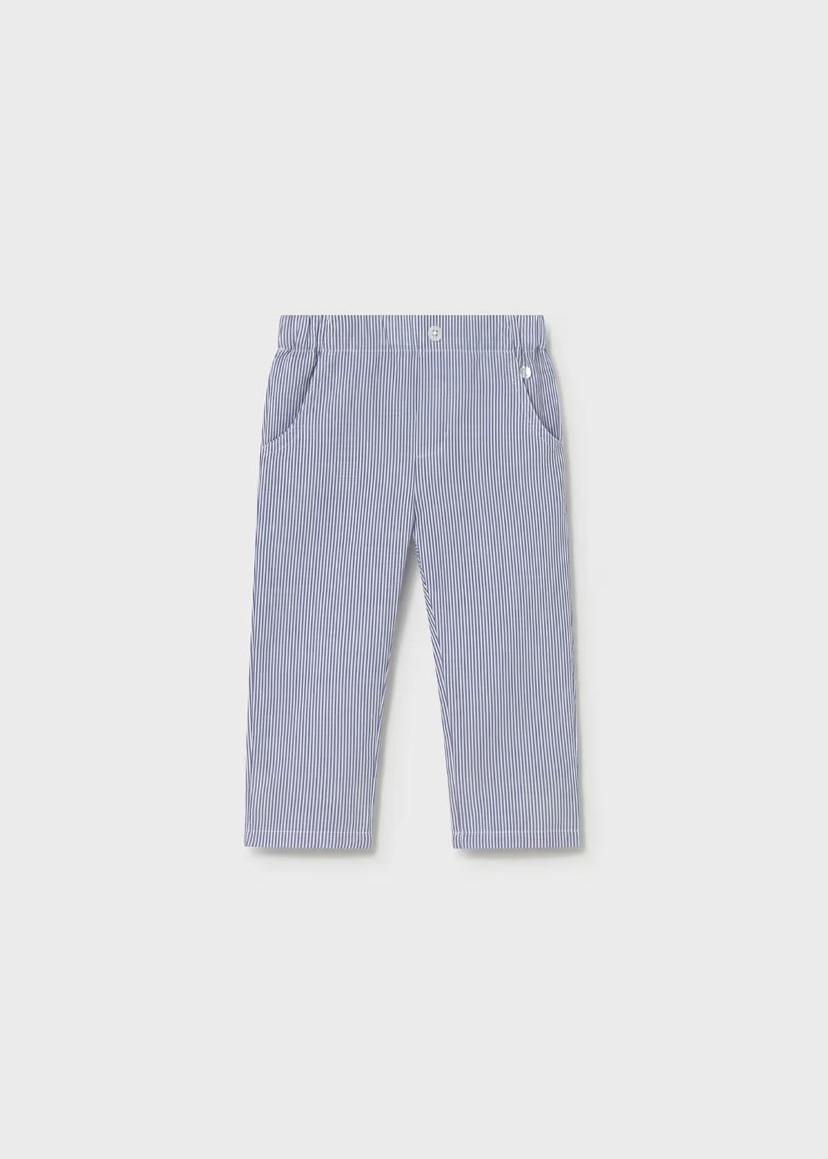 Bukse Seersucker Capri Blue